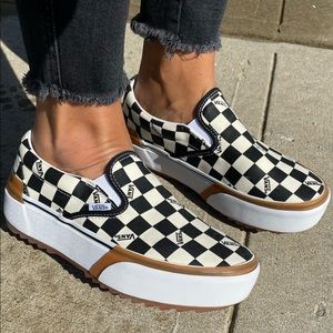 vans womens stacked slip on as 9.5